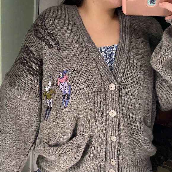 Knit cardigan / jumper / - Picture 3 of 5